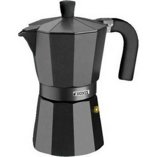 ESPRESSO COFFEEMAKER FOR HOB  VITRO (M640003) ΜΑΥΡΟ (ΓΙΑ 3 ΦΛΥΤΖΑΝΙΑ)